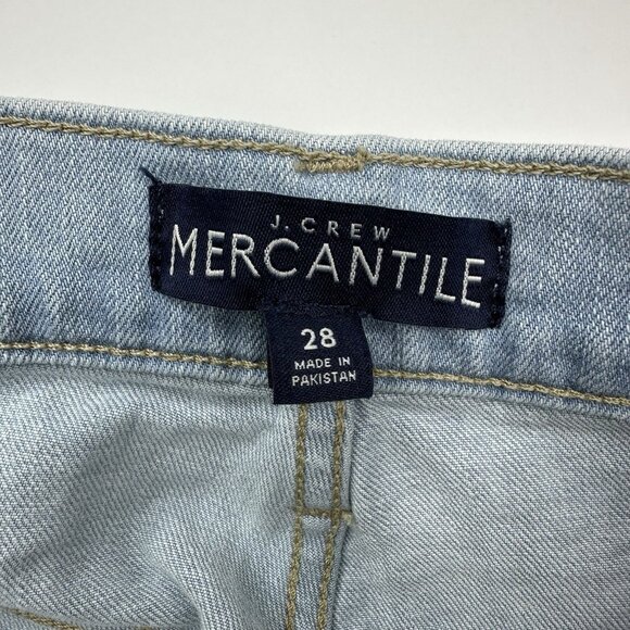 J.Crew Women's Blue Bleach Wash Slouchy Boyfriend Jean W28-32/L27.2 - Picture 5 of 12